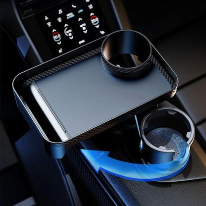 Multifunctional Car Cup Holder With Tray